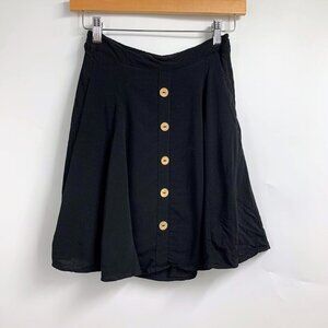 Modcloth‎ Women's You Sassy Thing Skater Skirt With Pockets Size XS